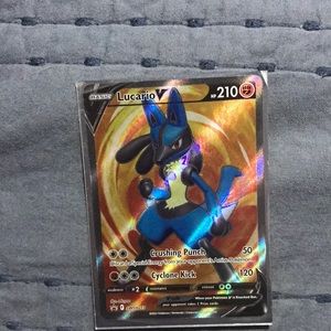 Pokémon of lucarion vcard